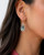 Lotus Infinity Flame Earrings — Silver - Plated White Bronze Symbolic Drop Earrings - Earrings