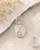 Infinite Lotus & Flame Pendant — Handmade Silver - Tone Charm - Pendant