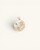 Moon and Wave Lotus Pendant — Silver-Plated Bronze Celestial Charm with Engraved Mantra - Pendant