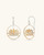 Lotus Circle earrings