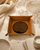 Two-Sided Labyrinth Meditation Tray  With 7-Circuit & Chartres Designs — curated, editorial travertine lifestyle photo