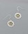 Sterling Silver and Gemstone Chakra Earrings - Earrings Heart Chakra