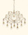 Beaded Lotus Bell Wall Hanging – Handcrafted Decorative Metal Art - Wind Chimes