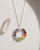 Chakra Circle Pendant Necklace, Sterling Silver - Necklaces
