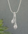 Lotus Buds Crystal Pendant, Sterling Silver - Charms & Pendants