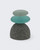 Colorful Glass Garden Zen Cairn Statue - Sculptures & Statues Triple Rock