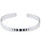 Embrace Change Buddha Groove Sterling Silver Moon Bracelet - Bracelets