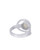 Magical Moonstone Sterling Silver Loop Ring - Rings Size 6