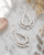 Sterling Silver Beaded Lotus Earrings - Earrings