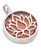 Aromatherapy Blooming Lotus Locket Pendant, Sterling Silver - Pendant