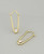 Gold Plated Moonstone Earrings - Earrings