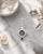 Silver Unalome and Crescent Moon Labradorite Pendant - Pendant Silver Plated