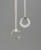 Moonstone and Labradorite Energy Circle Necklace - Necklaces Moonstone