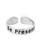 Be Present Inspirational Adjustable Mantra Ring - Rings