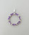 Premium Wheel of Tranquility Amethyst Sterling Pendant - Charms & Pendants