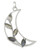Premium Blooming Labradorite Lunar Artistic Pendant - Charms & Pendants