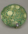 Green Brocade Zafu Meditation Cushion - Massage Cushions