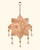 Fair Trade Copper Tone Lotus Yin Yang Wall Hanging - Posters, Prints, & Visual Artwork