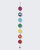 Fairtrade Chakra Wall Hanging Bell Chime - Posters, Prints, & Visual Artwork