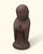 Praying Pose Cast Stone Garden Jizo Statue, 8 Inches - Sculptures & Statues