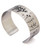 Choose Joy Adjustable Stainless Steel Cuff Bracelet - Bracelets