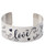Love in Many Languages Stainless Steel Adjustable Cuff Bracelet - Bracelets