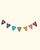 Namaste Felt Flag Banner in Chakra Colors - Wreaths & Garlands