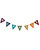 Namaste Felt Flag Banner in Chakra Colors - Wreaths & Garlands