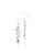 Mixed Geometry Chakra Rainbow Sterling Silver Earrings - Earrings