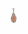 Sterling Silver Peach Moonstone Pendant - Charms & Pendants