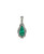 Sterling Silver Malachite Pendant - Charms & Pendants