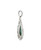 Sterling Silver Malachite Pendant - Charms & Pendants