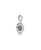 Sterling Silver Ruby Zoisite Pendant - Charms & Pendants