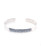 Willpower Embossed Sterling Silver Cuff Bracelet - Bracelets