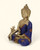 Medicine Buddha Statue in Artistic Brass Mosaic - Sculptures & Statues