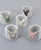Small Gemstone and Concrete Air Plant or Tea-light Candle Holder - Pots & Planters Amethyst