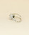 Sterling Silver Pyrite Gemstone Adjustable Ring - Rings 6 – 7