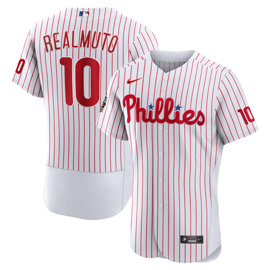 J.T. Realmuto Philadelphia Phillies Nike Replica Replica 2022 World Series Home  Player Jersey - White