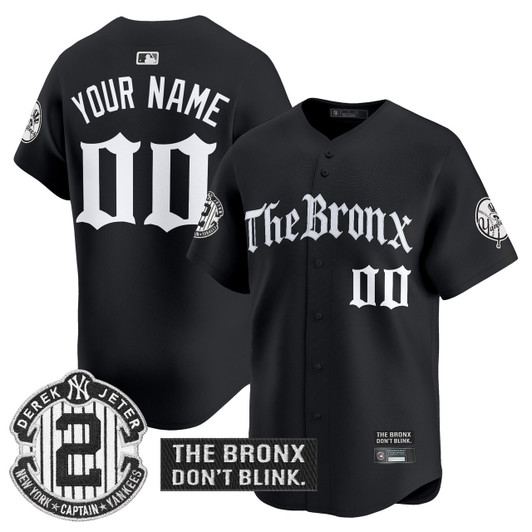 New York Yankees 'The Bronx Gothic Ink Drop Edition' Vapor Premier Limited Custom Jersey