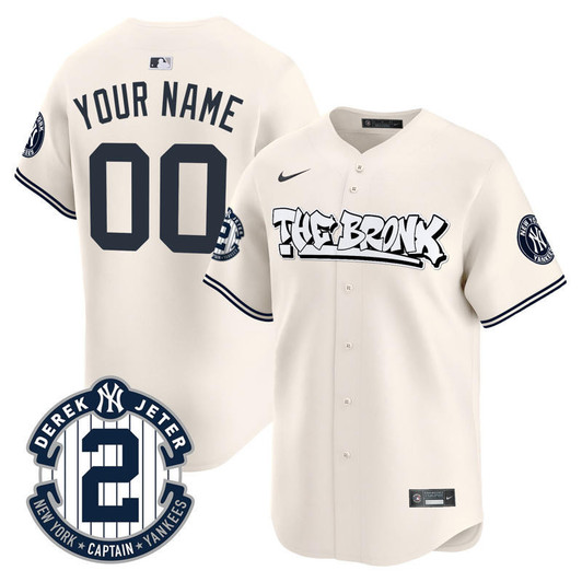 New York Yankees Bronx Graffiti Vapor Premier Limited Custom Jersey