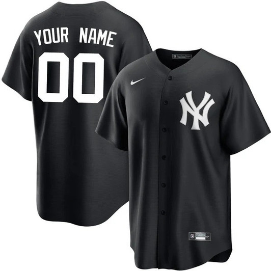 New York Yankees Limited Custom Jersey - Black