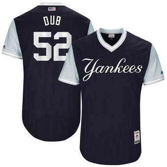 New York Yankees Majestic Mens 2017 Cc Sabathia Dub Players Weekend Authentic Jersey - Navy