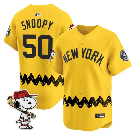 New York Yankees Men X Peanuts Vapor Premier Limited Jersey