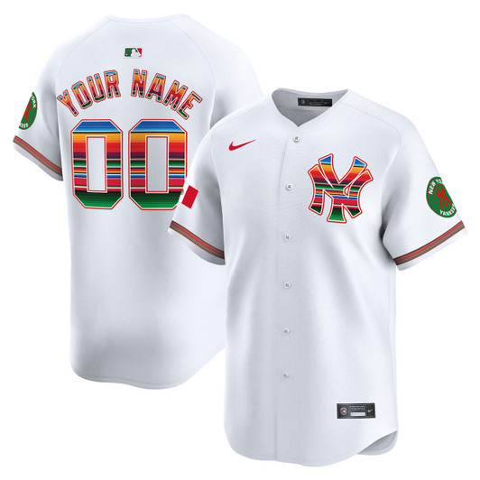 New York Yankees Mexico Vapor Premier Limited Custom Jersey