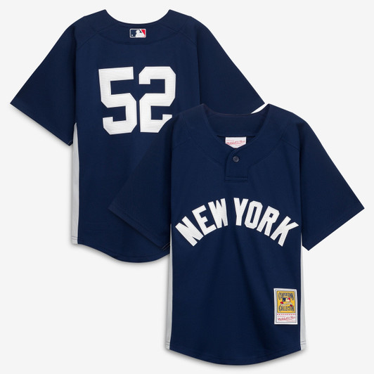 New York Yankees Mitchell & Ness Youth Cc Sabathia Mesh Limited Batting Practice Jersey - Navy