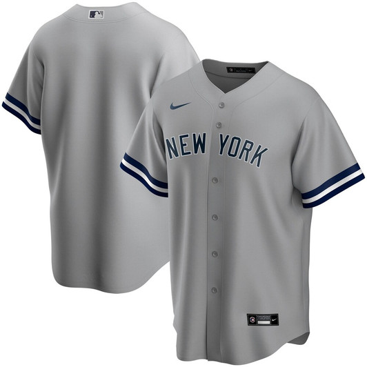 New York Yankees Nike 2020 Road Limited Color Team Jersey - Gray