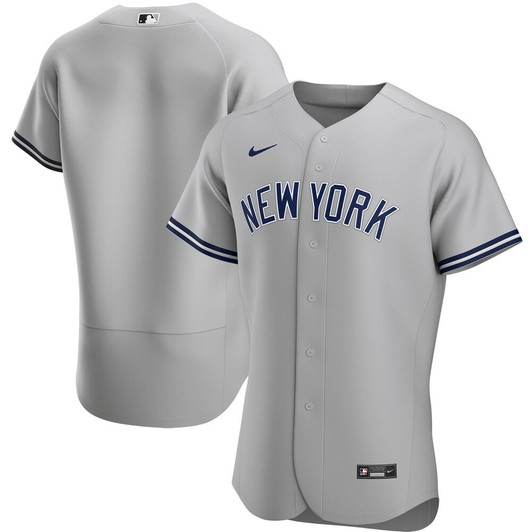 New York Yankees Nike 2020 Road Limited Team Jersey - Gray