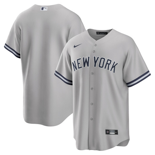 New York Yankees Nike Road Limited Team Jersey - Gray