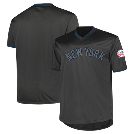 New York Yankees Profile Tall Big Pop Fashion Limited Jersey - Charcoal
