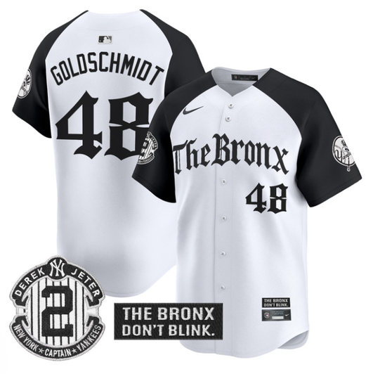 Paul Goldschmidt #48 New York Yankees Bronx Gothic Ink Drop Edition Alternate Limited Jersey
